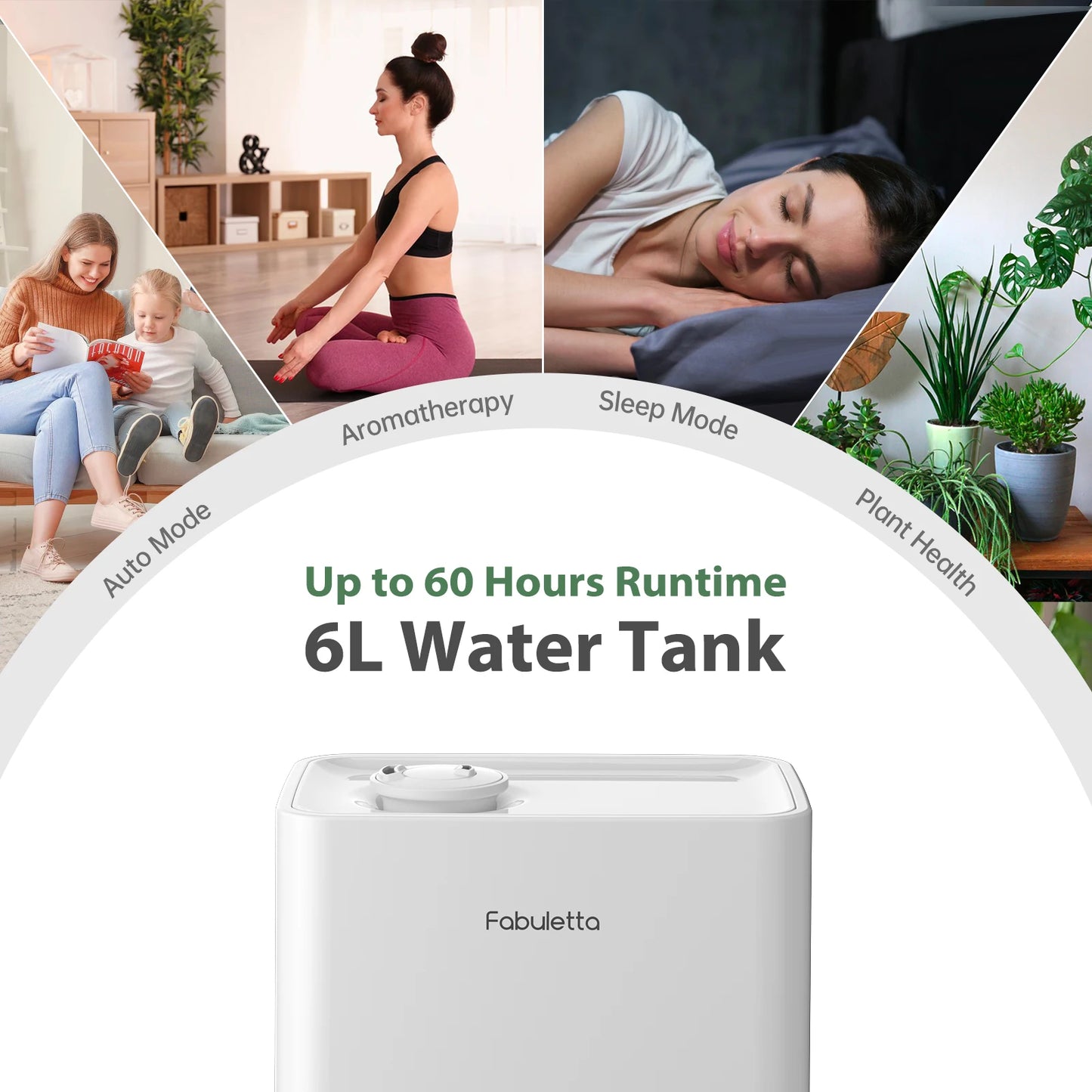 6L Top Fill Cool Mist Humidifier