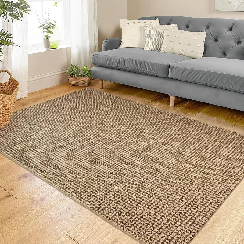 Natural Cotton & Rubber Boho Area Rugs