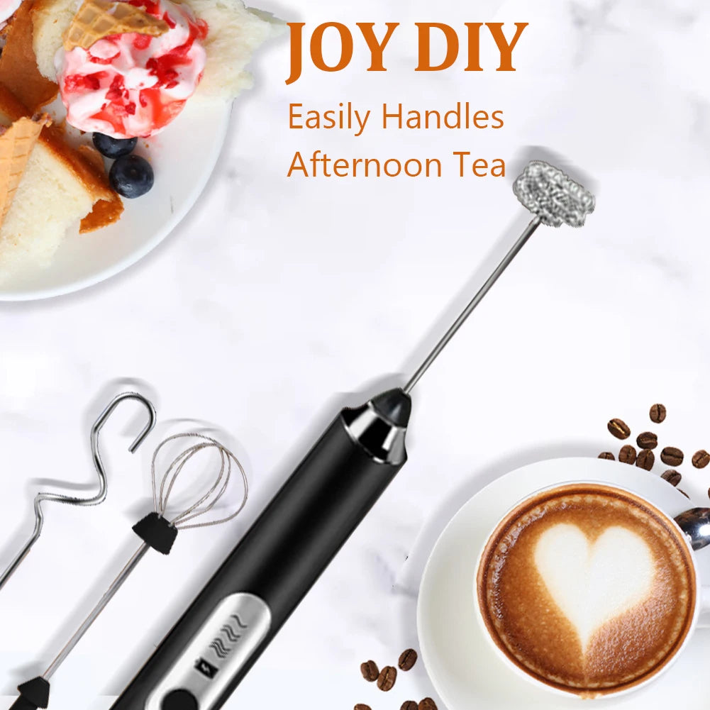 Electric Handheld Wireless Milk Frothers