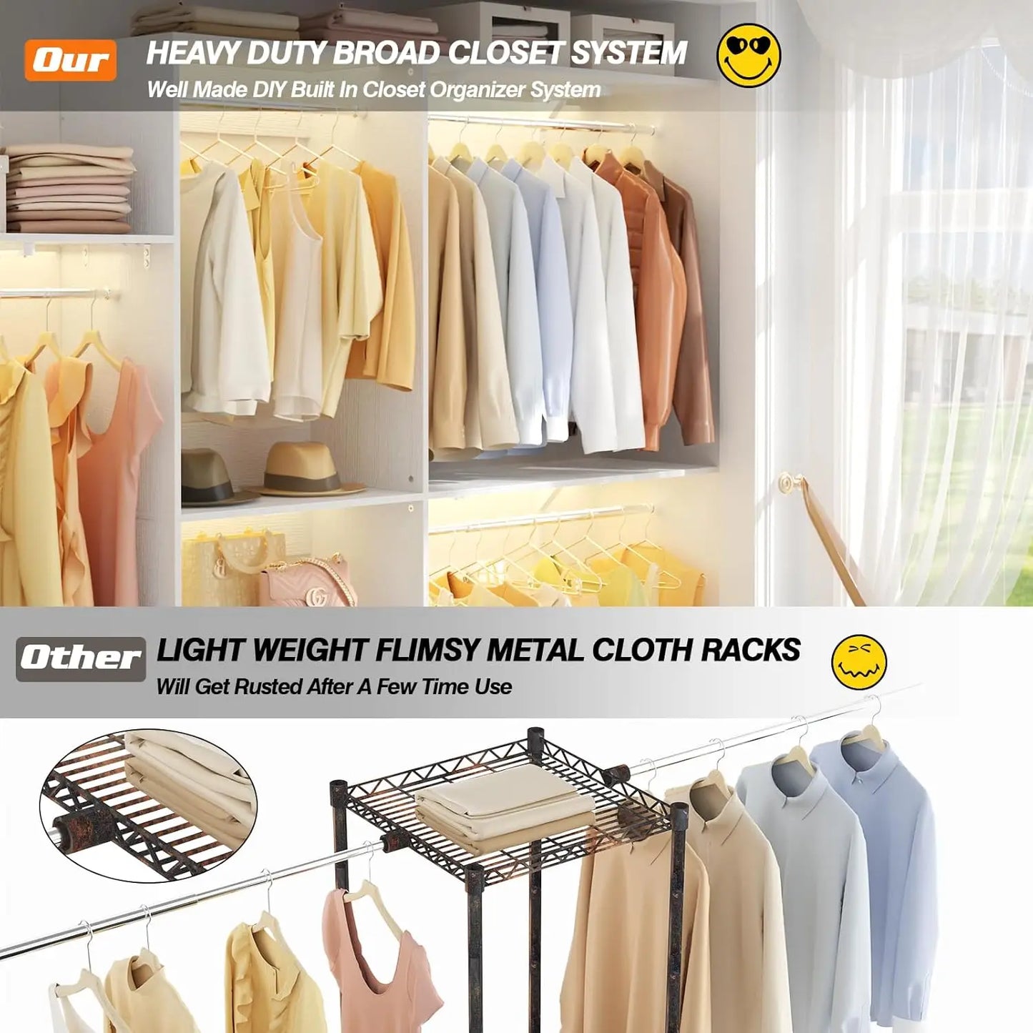 96'' Closet Organizer