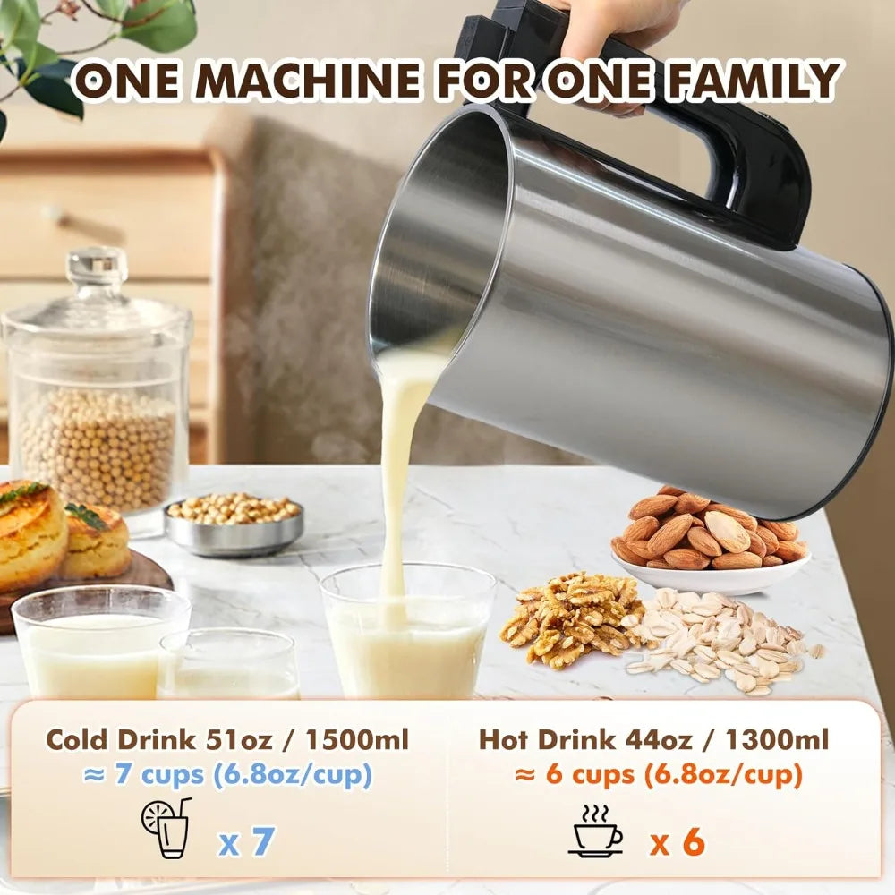 Automatic Stainless Steel Raw Nut Milk Maker