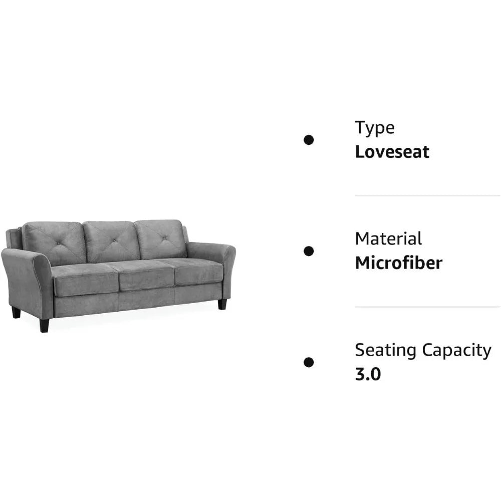 Dark Gray Sofa Living Room Set