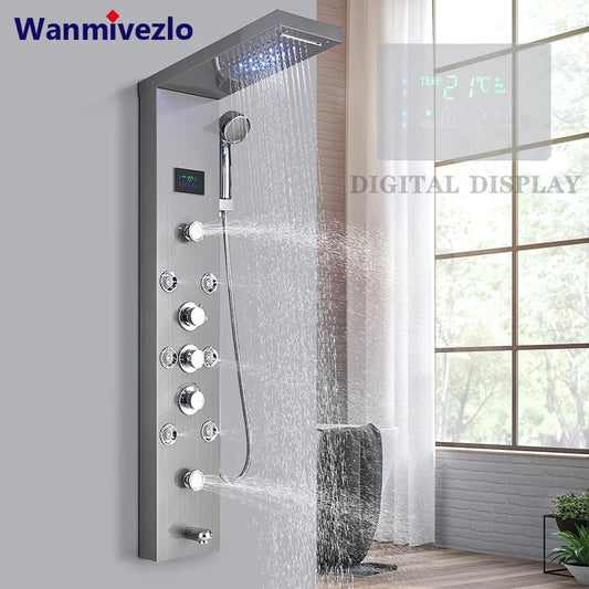 LED Light Bathroom Shower Faucet