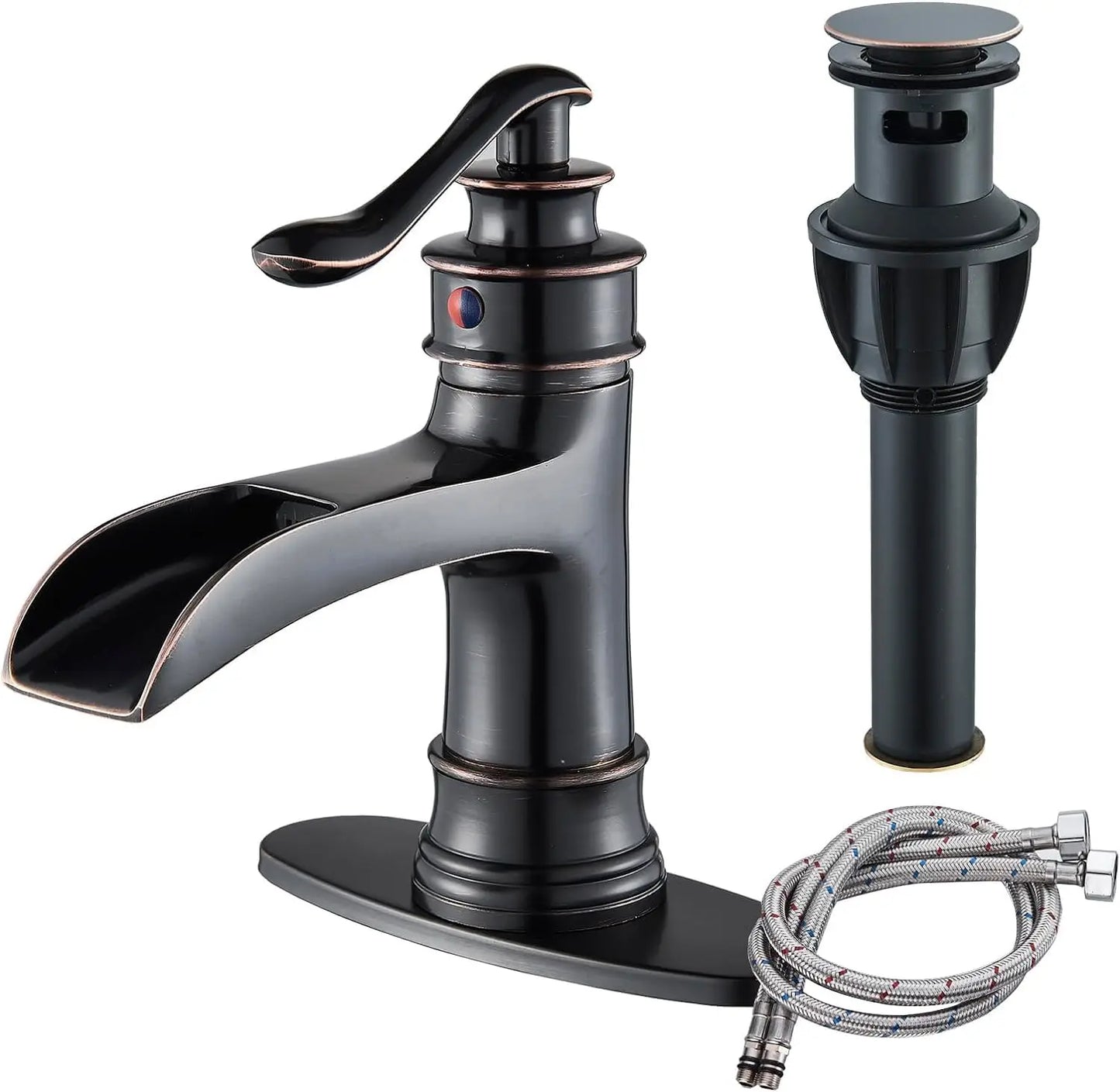 Waterfall Bathroom Faucet Single Handle