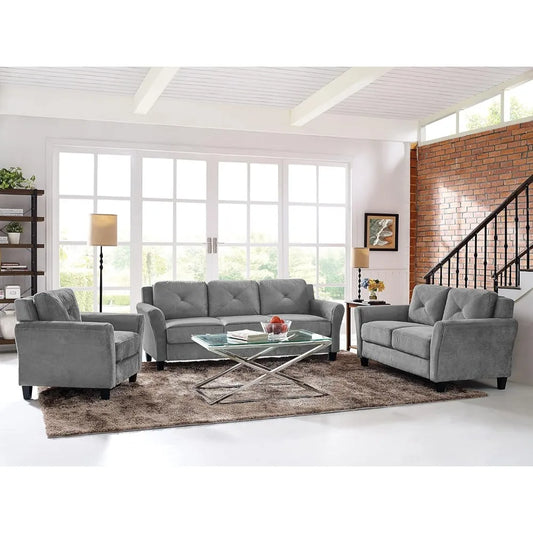 Dark Gray Sofa Living Room Set